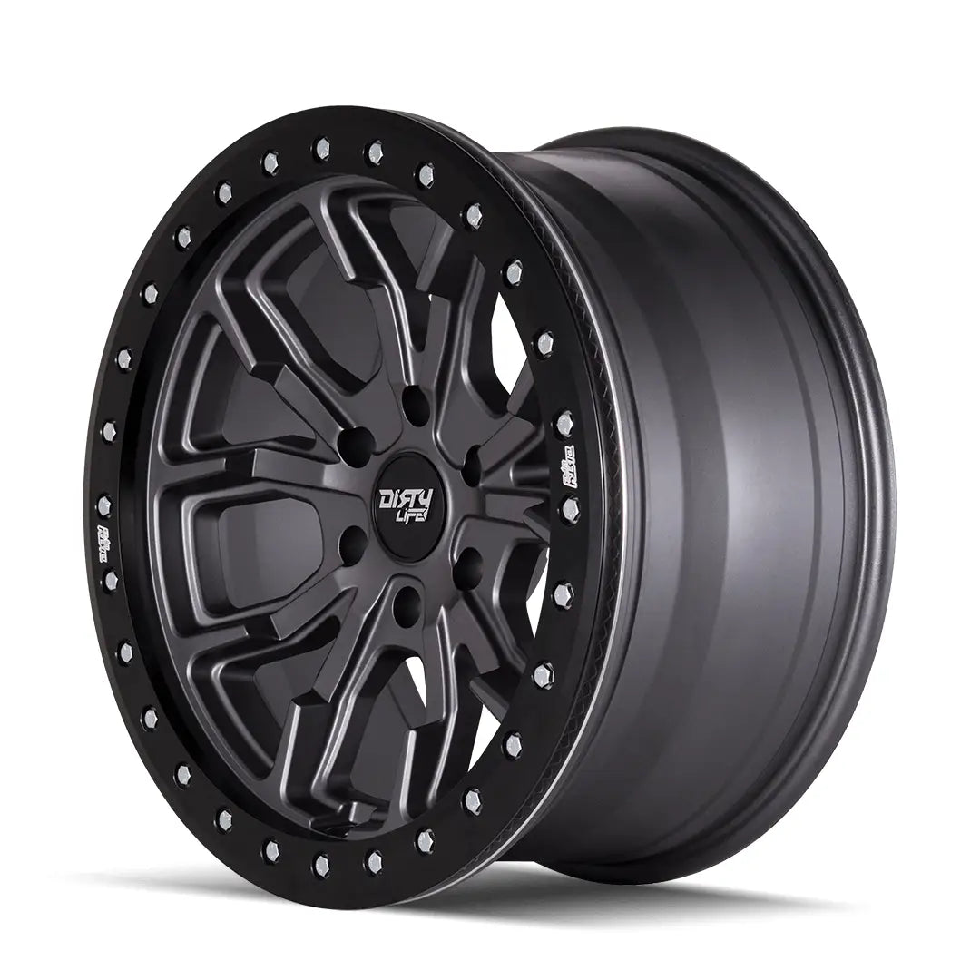 DIRTY LIFE DT-2 9304 SATIN GUNMETAL 17x9 5x127 -38MM 78.1MM
