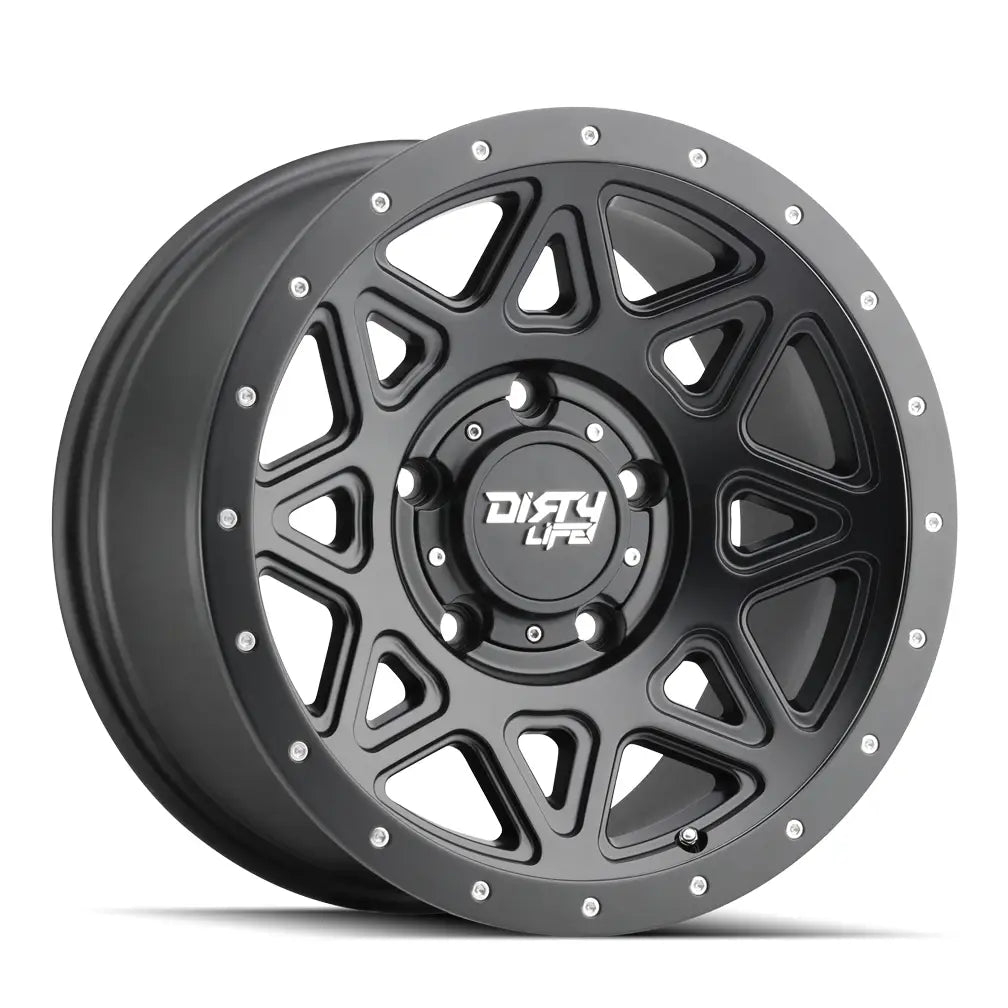 DIRTY LIFE THEORY 9305 SATIN BLACK 16x8 6x120 0MM 66.9MM