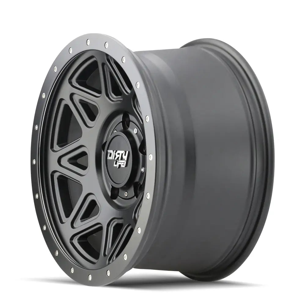 DIRTY LIFE THEORY 9305 SATIN BLACK 17x9 5x127 -12MM 78.1MM