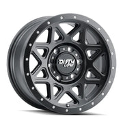 DIRTY LIFE THEORY 9305 SATIN BLACK 17x9 5x127 -12MM 78.1MM