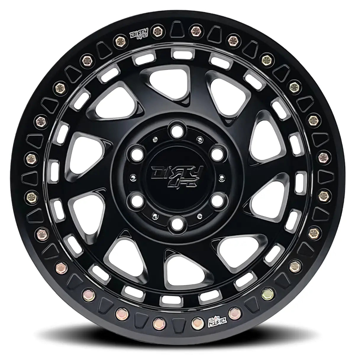 DIRTY LIFE ENIGMA RACE 9313 MATTE BLACK 17x9 5x127 -12MM
