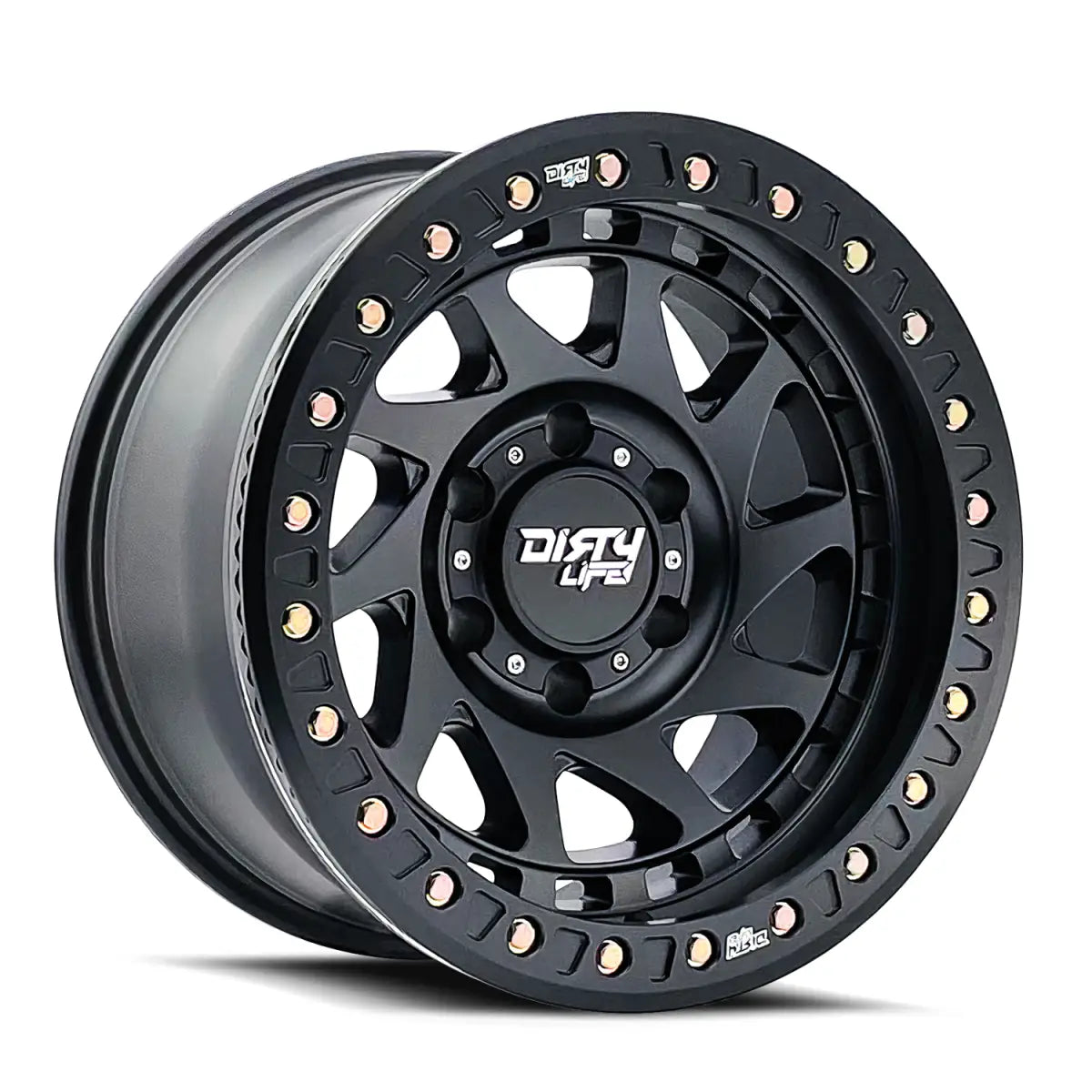 DIRTY LIFE ENIGMA RACE 9313 MATTE BLACK 17x9 5x127 -12MM