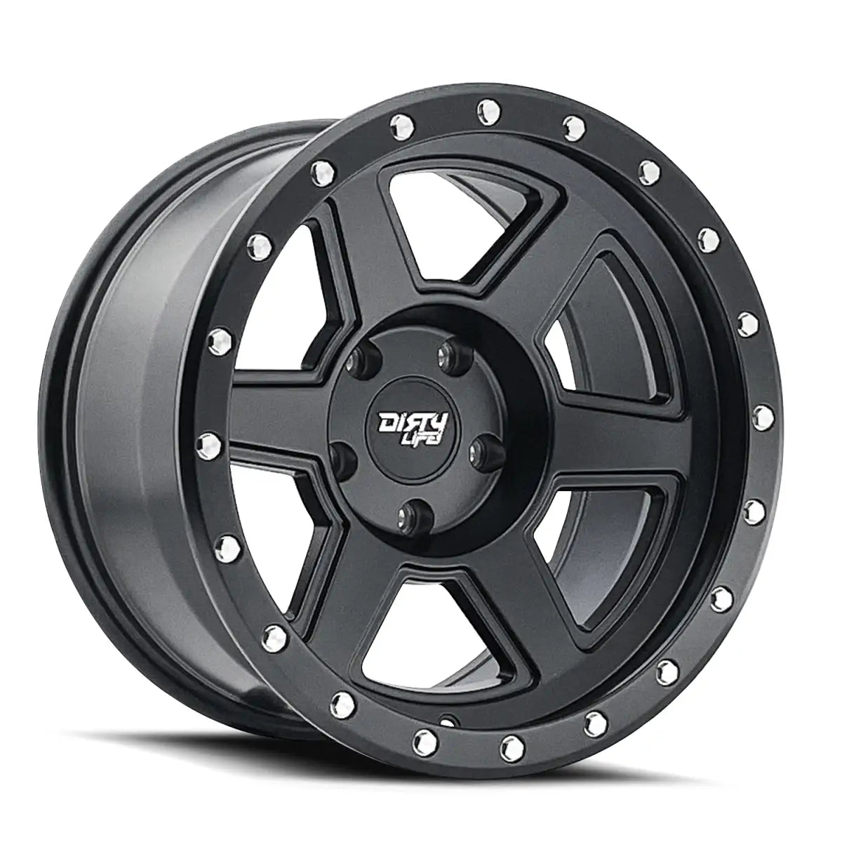DIRTY LIFE COMPOUND 9315 MATTE BLACK 17x9 6x139.7 -12MM