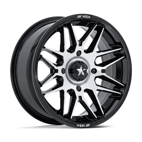 MSA Offroad M52 RADAR UTV 16x7 0 4x110mm ET10 CB86 0mm Gloss Black W msa-offroad-m52-radar-utv-16x7-0-4x110mm-et10-cb86-0mm-gloss-black-w