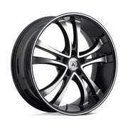 Asanti Black ABL-6 22X10.0 5x115 ET20 CB74.1mm Machined