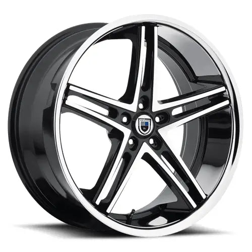 Asanti Black ABL-7 22X9.0 5x120 ET15 CB74.1mm Machined Face