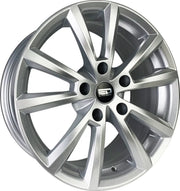 Euro Design AD-2 17x7.5 ET35 CB71.56 5/127 Silver