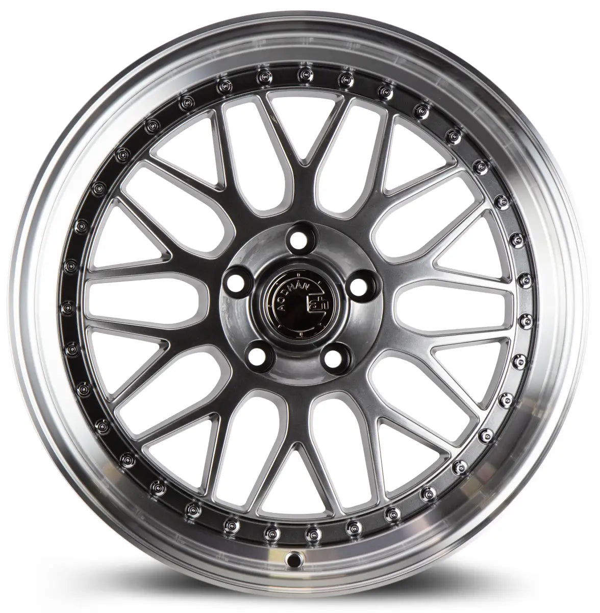 Aodhan Wheels AH02 18x8.5 5x100 CB73.1 ET35 Hyper Black w/