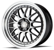Aodhan Wheels AH02 18x8.5 5x100 CB73.1 ET35 Hyper Black w/