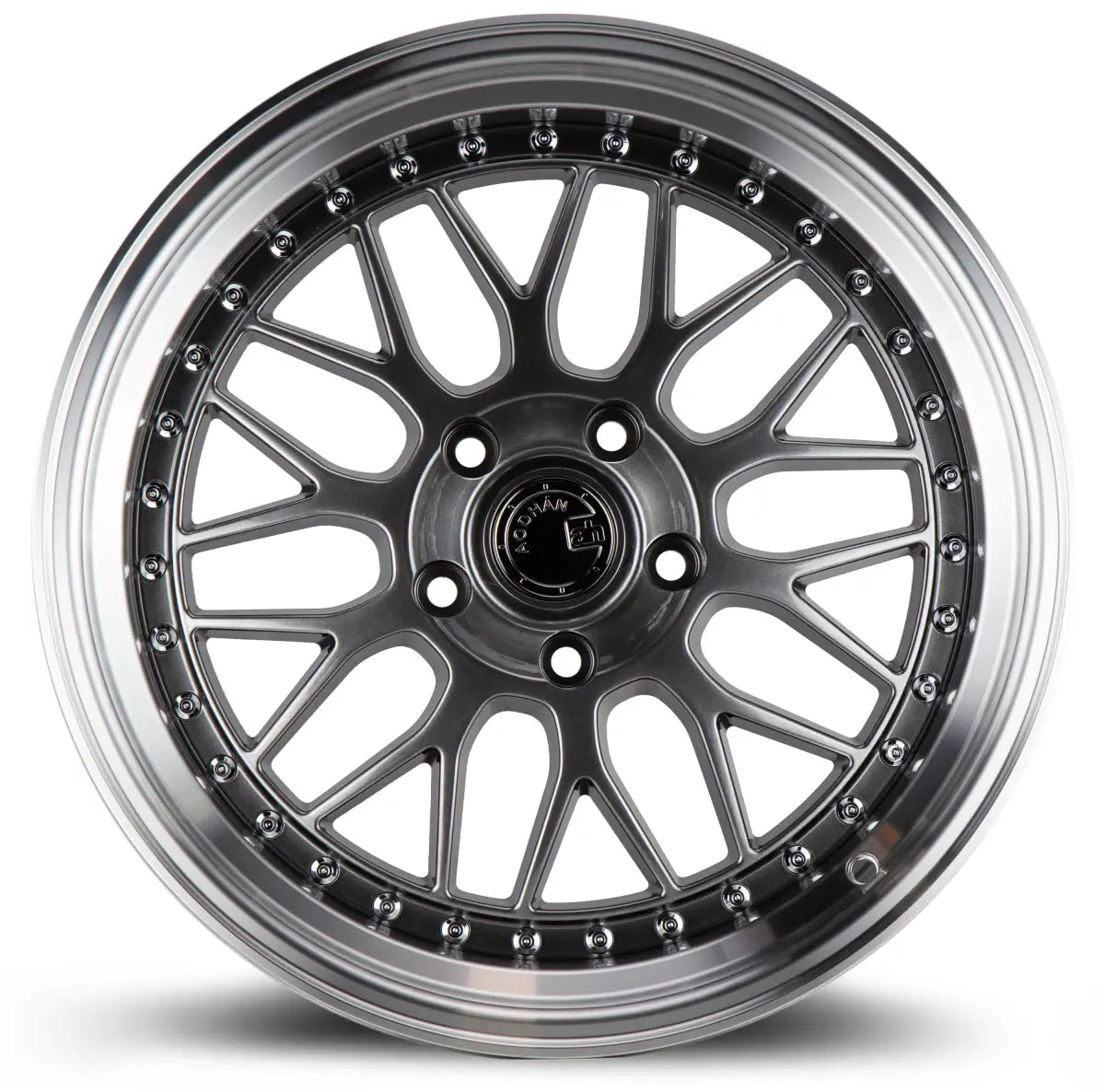 Aodhan Wheels AH02 18x9.5 5x120 CB72.6 ET35 Hyper Black w/