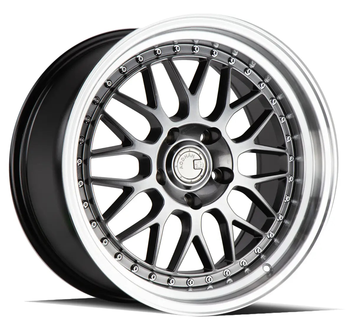 Aodhan Wheels AH02 18x9.5 5x120 CB72.6 ET35 Hyper Black w/