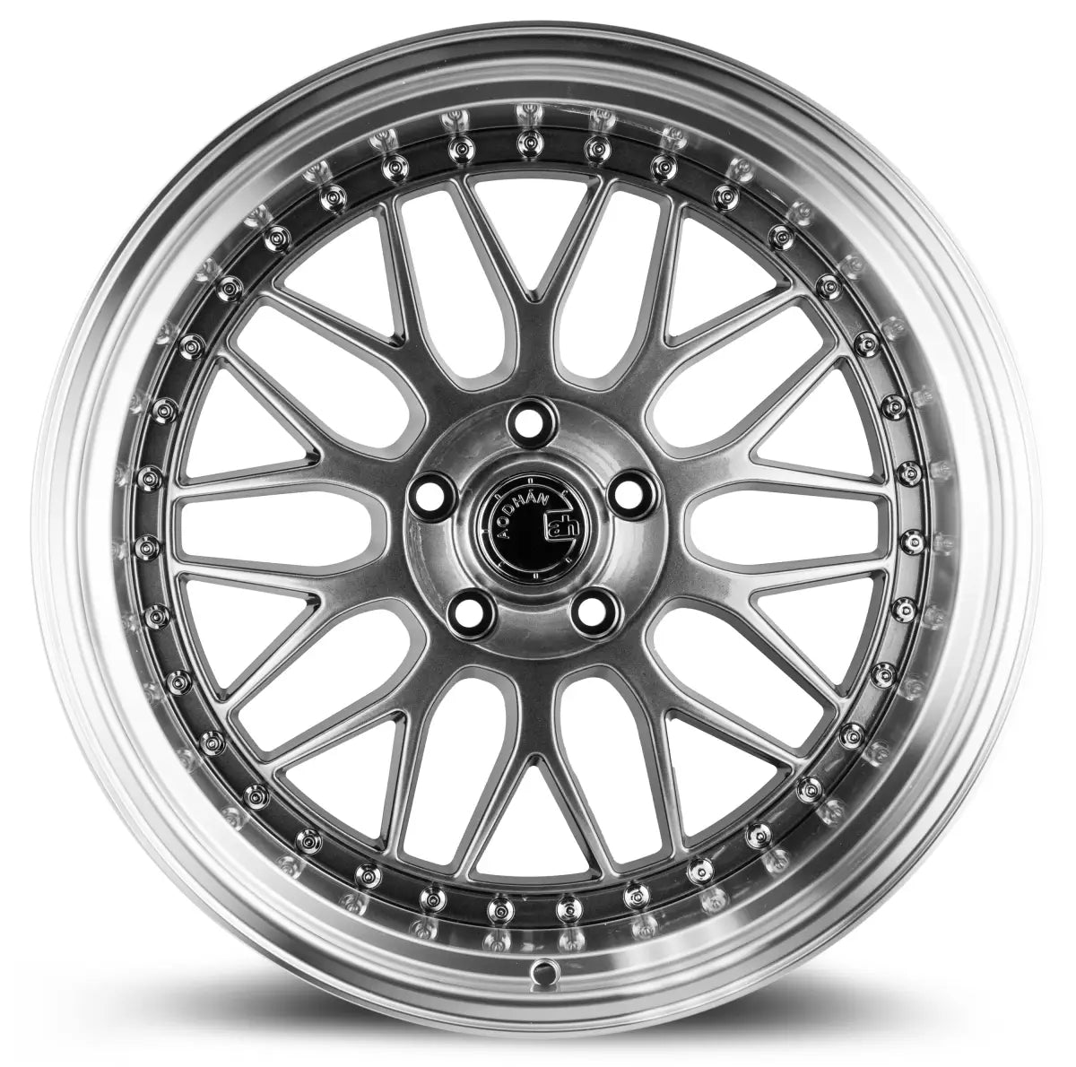 Aodhan Wheels AH02 19x11 5x114.3 CB73.1 ET15 Hyper Black w/