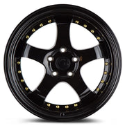 Aodhan Wheels AH03 18x9.5 5x114.3 CB73.1 ET30 Gloss Black W