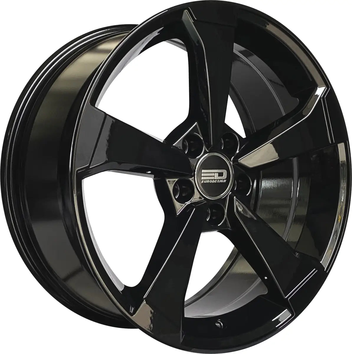 Euro Design AR6 19x8.5 ET35 CB66.56 5/112 Gloss Black