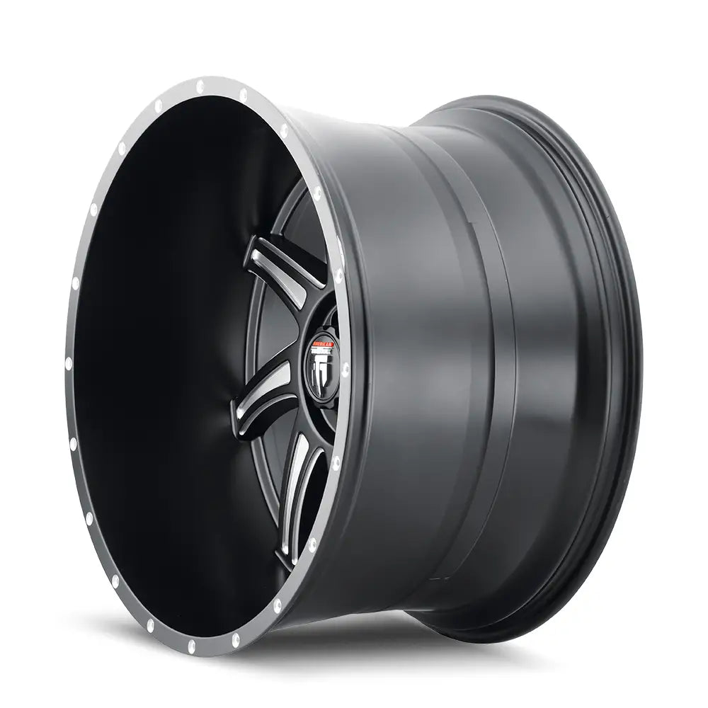 AT162-21052M AMERICAN TRUxx VORTEx AT162 SATIN BLACK MILLED