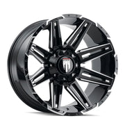 AMERICAN TRUxx BOOM AT1903 GLOSS BLACK MILLED 20x9 6x135