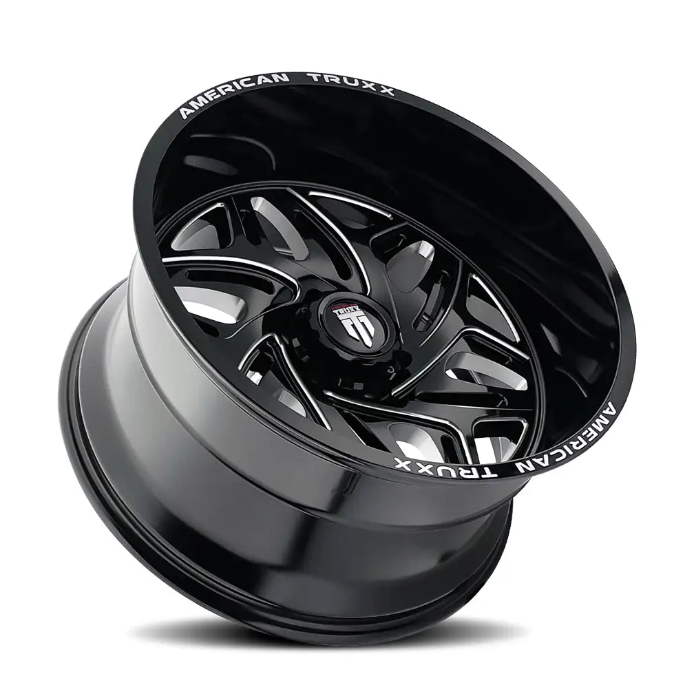 AMERICAN TRUxx EUPHORIA AT1914 BLACK MILLED 20x10 6x135