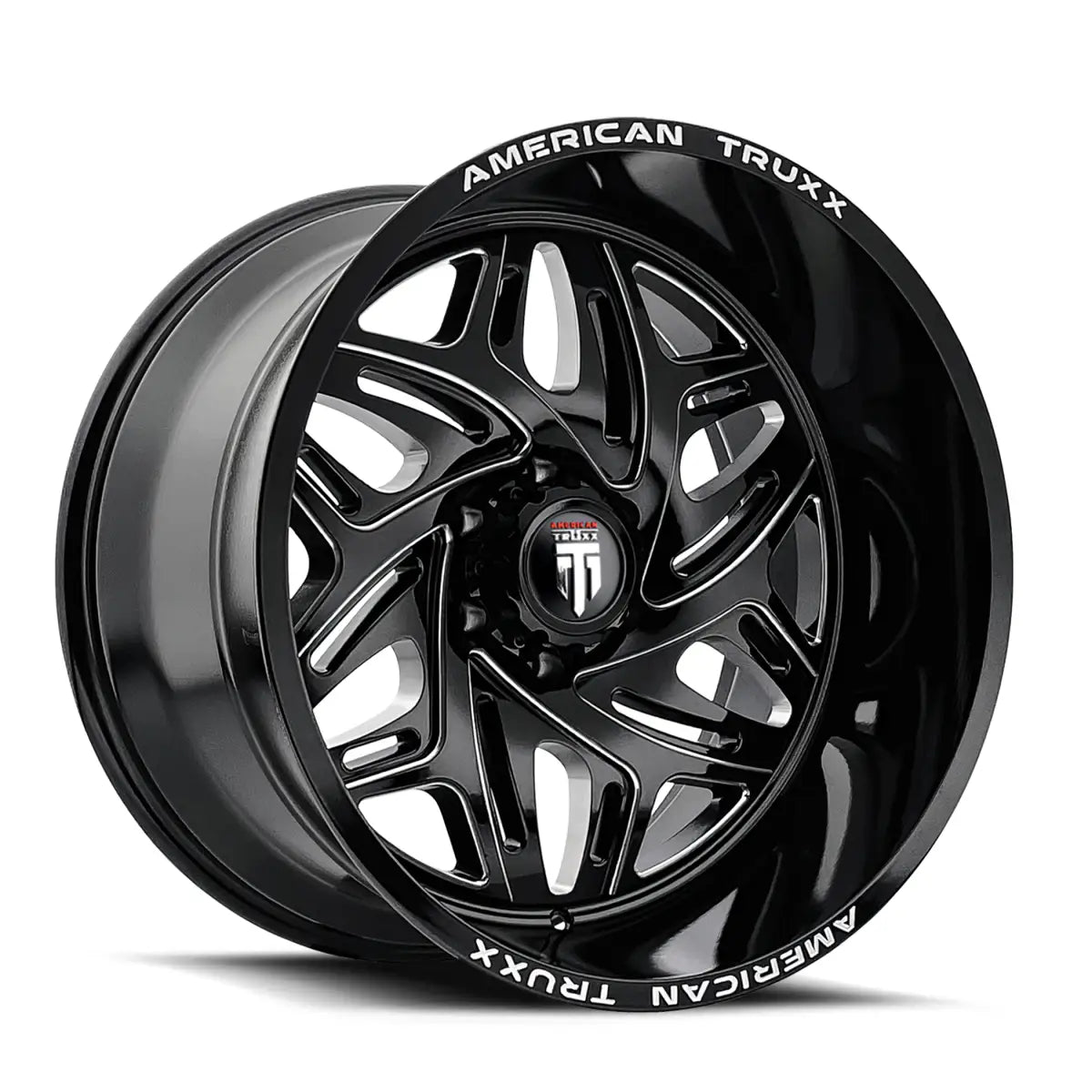 AMERICAN TRUxx EUPHORIA AT1914 BLACK MILLED 20x10 6x135