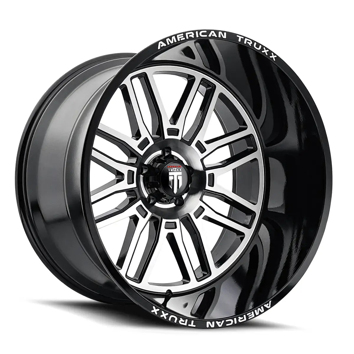 AMERICAN TRUxx RESTLESS AT1915 BLACK MACHINED 24x14 6x139.7
