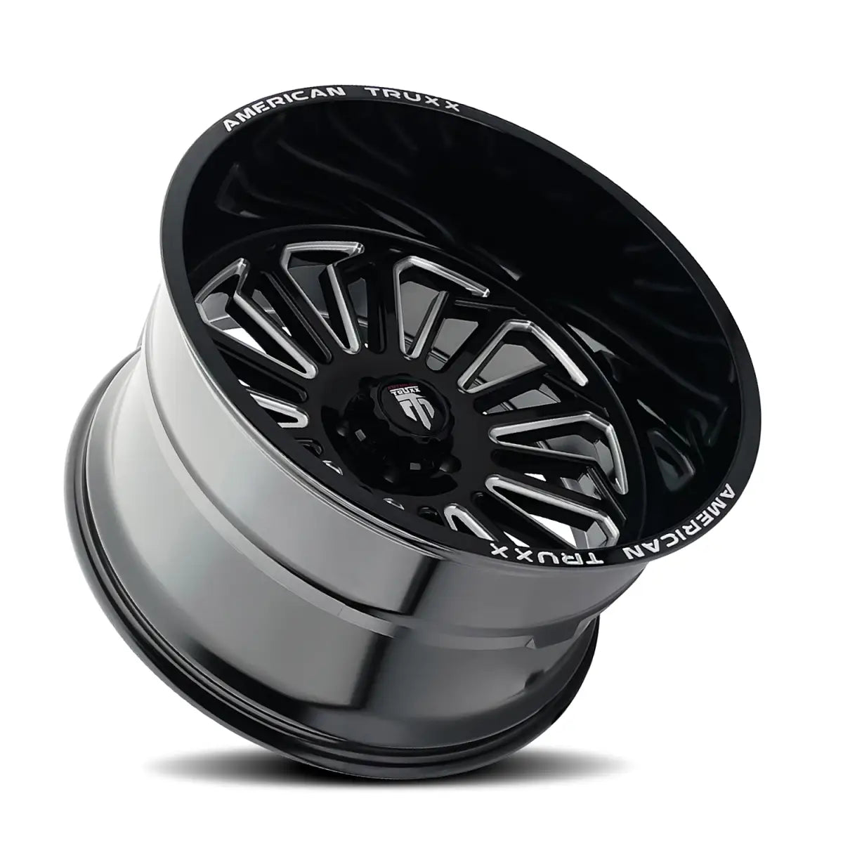 AMERICAN TRUxx BUTCHER AT1916 GLOSS BLACK MILLED 24x14