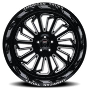 AMERICAN TRUxx BUTCHER AT1916 GLOSS BLACK MILLED 20x9
