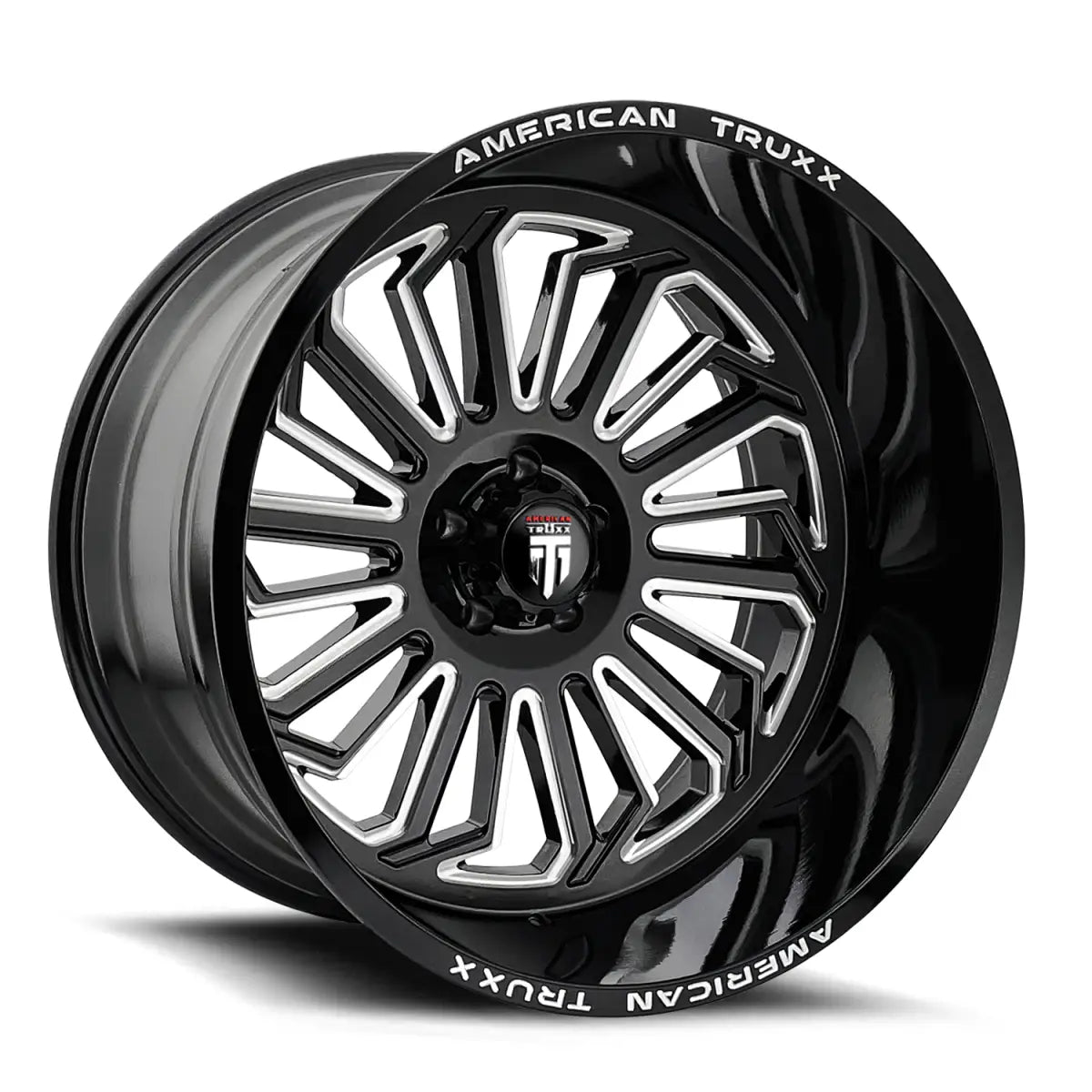 AMERICAN TRUxx BUTCHER AT1916 GLOSS BLACK MILLED 20x9