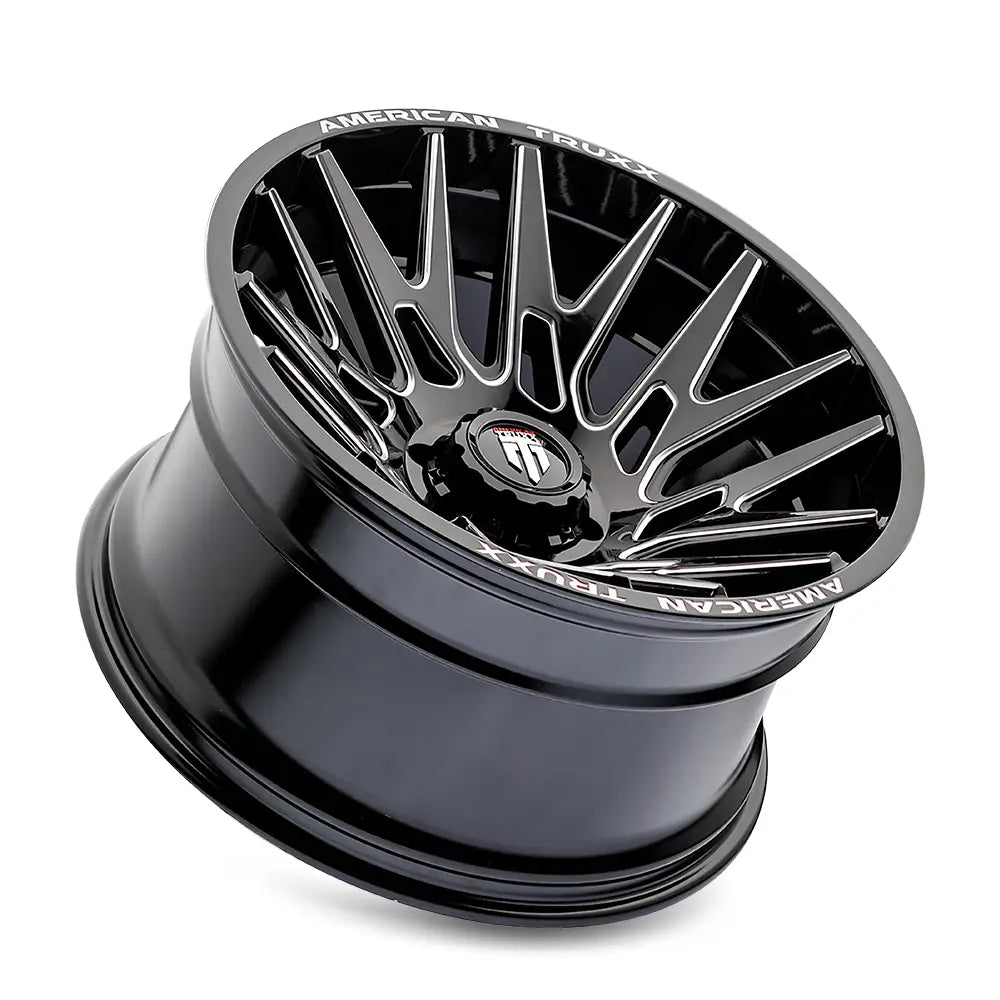 AMERICAN TRUxx EVOLUTION AT1919 GLOSS BLACK MILLED 22x12