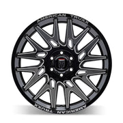 AMERICAN TRUxx EVOLUTION AT1919 GLOSS BLACK MILLED 22x12