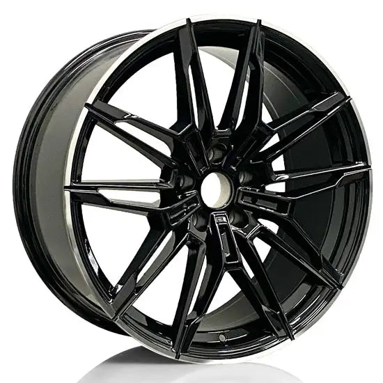 Single / 19x8.5 5/120 + 35 72.6 Gloss Black With Machined