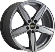 Euro Design Berlin 16x7 ET42 CB57.1 5/112 Matte Gunmetal