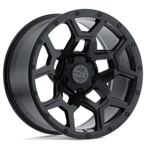 Black Rhino OVERLAND 17X9.5 5x127 ET-18 CB71.5mm Matte Black