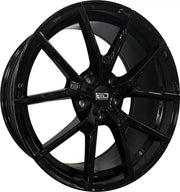 Euro Design BM9 18x8 ET25 CB66.6 5/112 Gloss Black