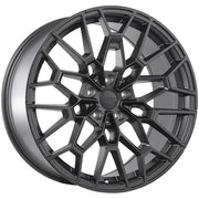 Replica 381 18x8 + 25 66.6 Satin Black / Michelin X Ice