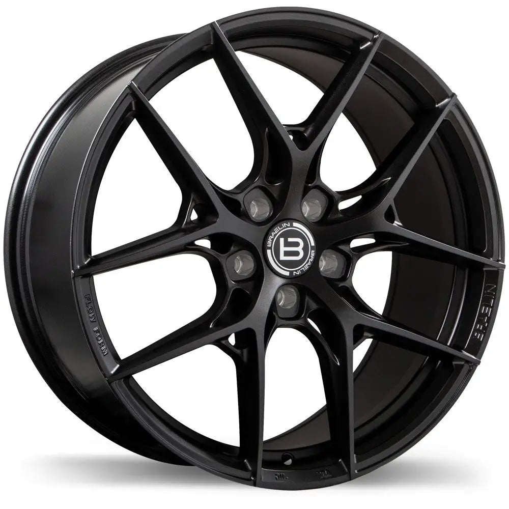 Braelin BR14 19x8.5 5x120mm + 30 60.1mm BLK / SAT Process