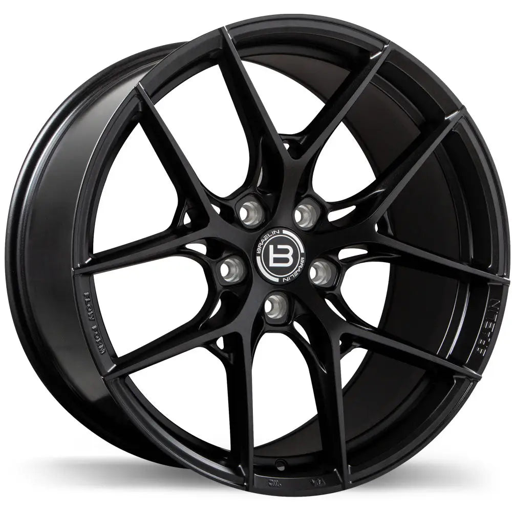 Braelin BR14 20x10.0 5x120mm + 35 72.6mm BLK / SAT Process