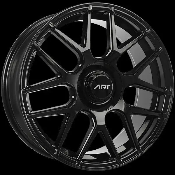 ART 226 19x8 5x112 + 33 66.5 Gloss Black / Michelin X Ice