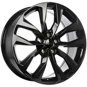 Replica one 17x7.5 ET45 60.1 Gloss Black / Bridgestone