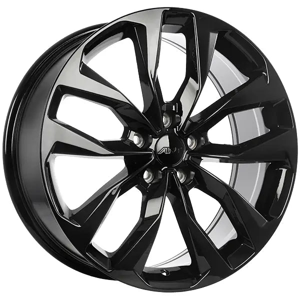 Replica one 17x7.5 ET45 60.1 Gloss Black / Bridgestone