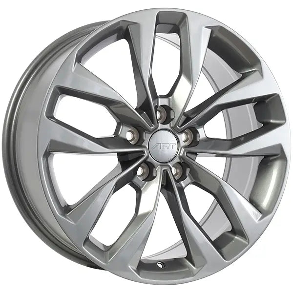 Replica one 17x7.5 ET45 60.1 Silver / Bridgestone Blizzak