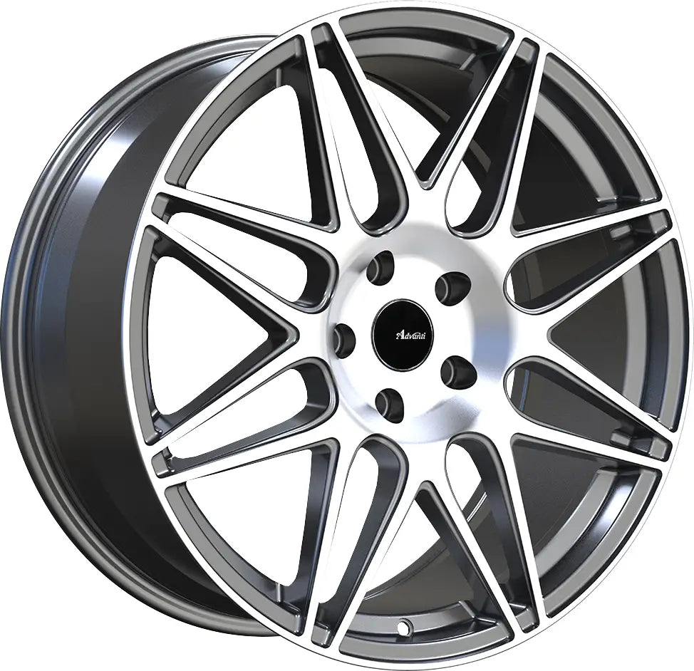 Advanti Classe 19x8.5 5x112 ET45 CB66.6 Matte Gunm ETal wx