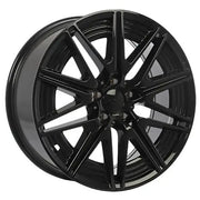 Replica 322 18x7.5 ET33 66.6 Gloss Black / Michelin X ICE