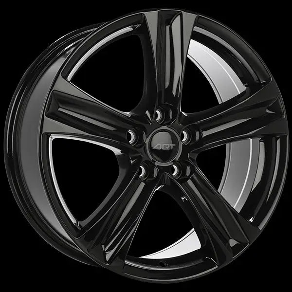 Replica 28 17x7.5 5x114.3 + 35 60.1 Gloss Black / Michelin