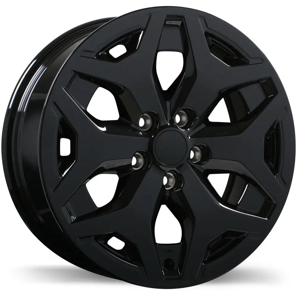 Replika R254 17x7 ET48 56.1 Gloss Black / Michelin X Ice