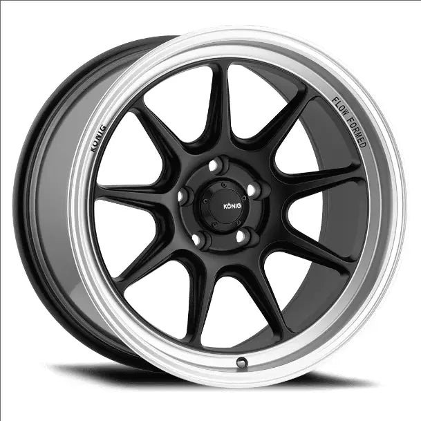 Konig Countergram 15x8 4x100 ET25 Matte Black / Matte