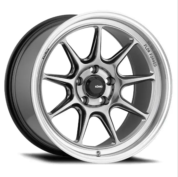 Konig Countergram 17x9 5x114.3 ET43 Hyper Chrome / Machined