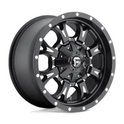 Fuel D517 KRANK 20X9.0 8x165.1 ET1 CB125.1mm Matte Black