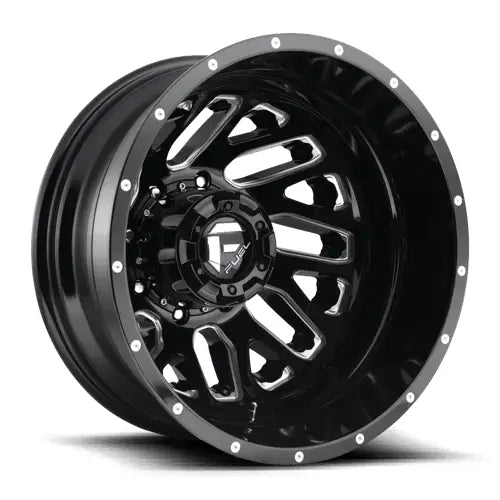 Fuel D581 TRITON 22x8.25 8x210mm ET0 CB154.3mm Gloss Black