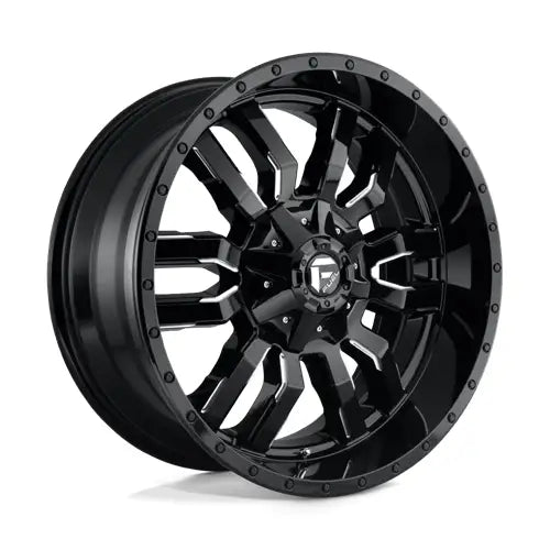 Fuel D595 SLEDGE 22X10.0 8x180 ET10 CB124.2mm Gloss Black