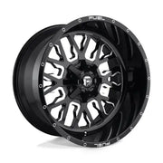 Fuel D611 STROKE 18x9.0 8x165.1mm ET1 CB125.1mm Gloss Black