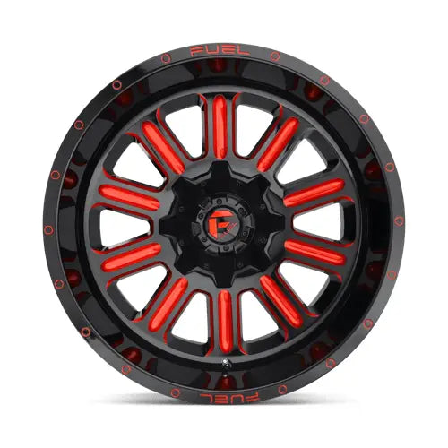 Fuel D621 HARDLINE 20X9.0 8x180 ET1 CB124.2mm Gloss Black